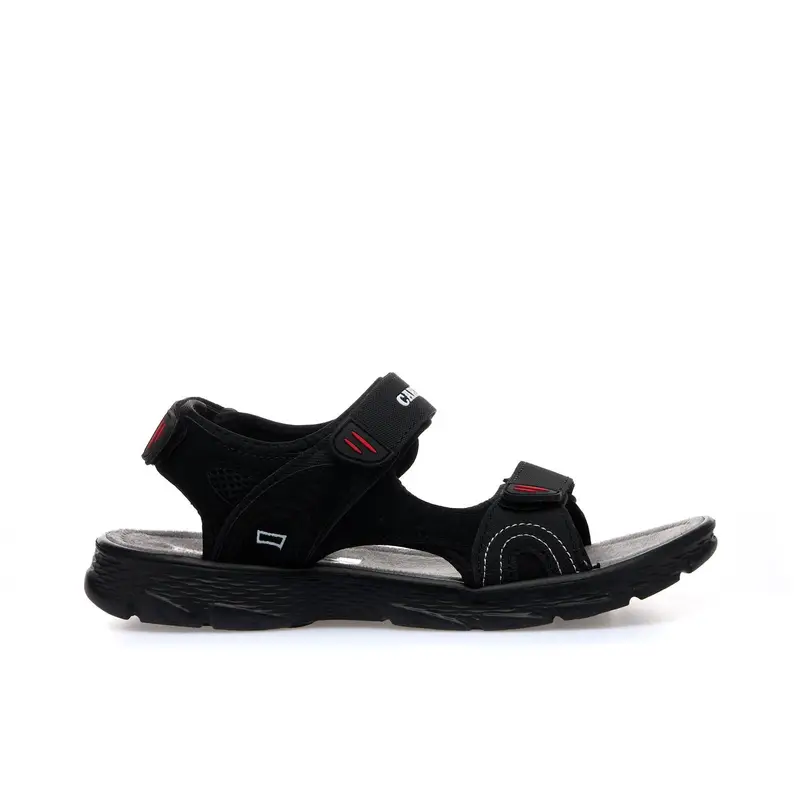 Sandali sportivi neri da uomo con strappi