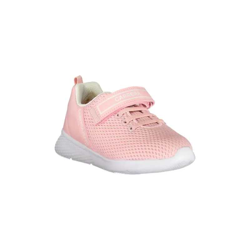 Scarpe Sneakers Bambina Rosa con Strap e Dettagli a Contrasto / Rosa miniatura 2