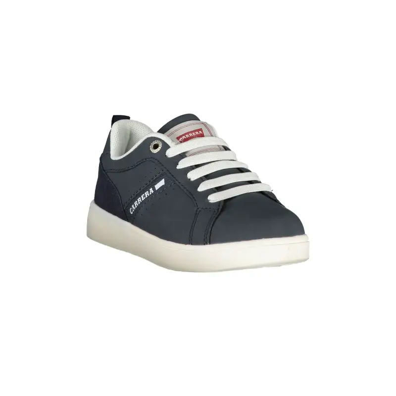 Scarpe Sneakers Bambino Blu con Lacci Elastici e Logo / Blu miniatura 2