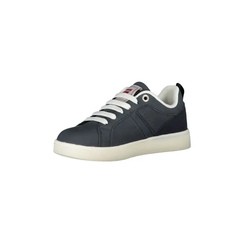 Scarpe Sneakers Bambino Blu con Lacci Elastici e Logo / Blu miniatura 3