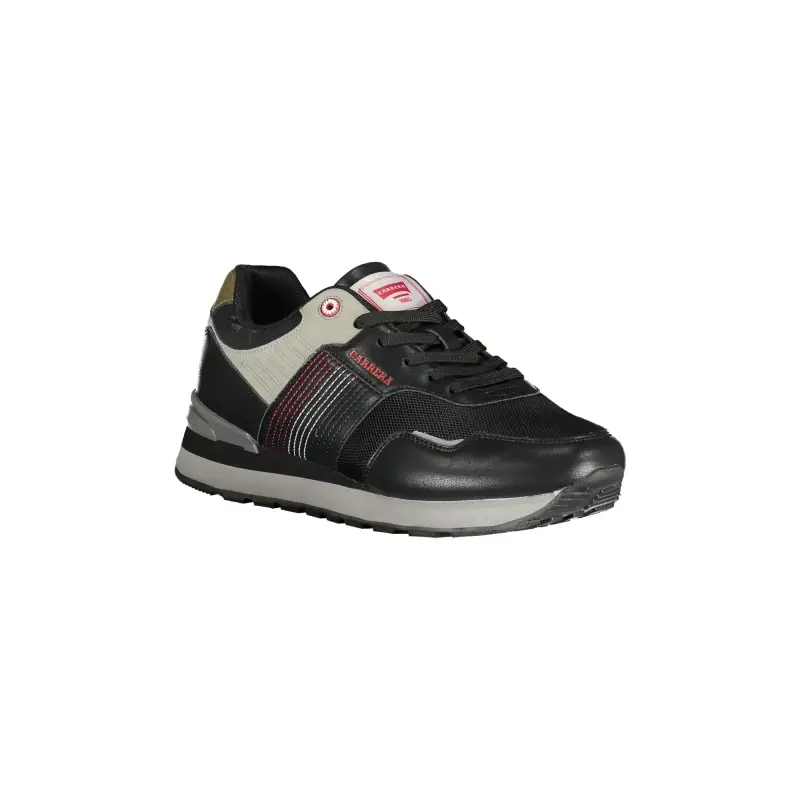 Scarpe Sneakers Uomo Nere con Dettagli a Contrasto / Nero miniatura 2