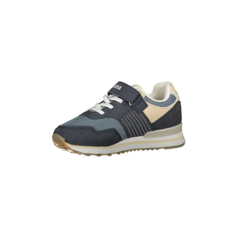 Scarpe Sportive Bambino Blu con Lacci Elastici e Strap / Blu miniatura 3