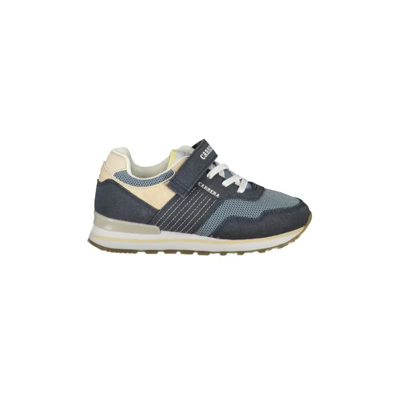 Scarpe Sportive Bambino Blu con Lacci Elastici e Strap / Blu