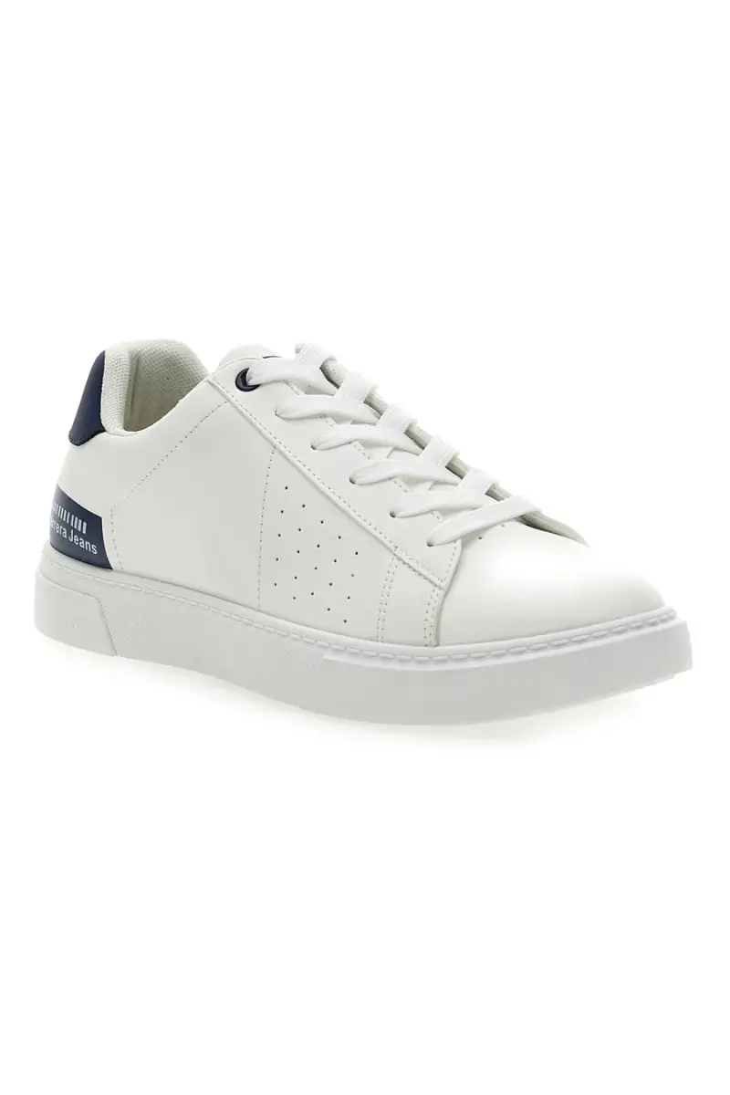 Sneakers Bianche con Dettagli Blu CARRERA CAM27104 [BIANCO] miniatura 2