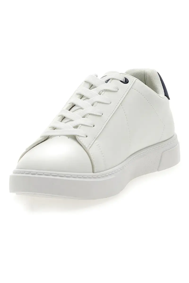 Sneakers Bianche con Dettagli Blu CARRERA CAM27104 [BIANCO] miniatura 4