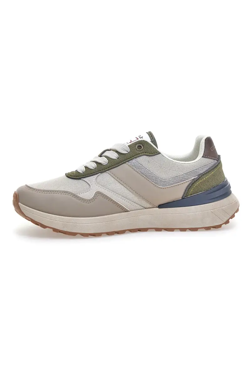 Sneakers Bianche e Beige multicolore suola zigrinata Carrera CAM45939J6377 [EARTH] miniatura 4