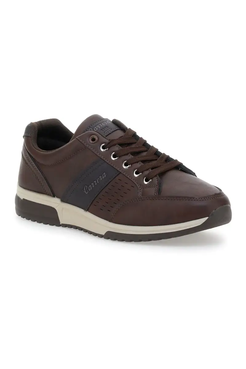 Sneakers Marroni con Tomaia Liscia CARRERA 45901 [MARRONE] miniatura 2