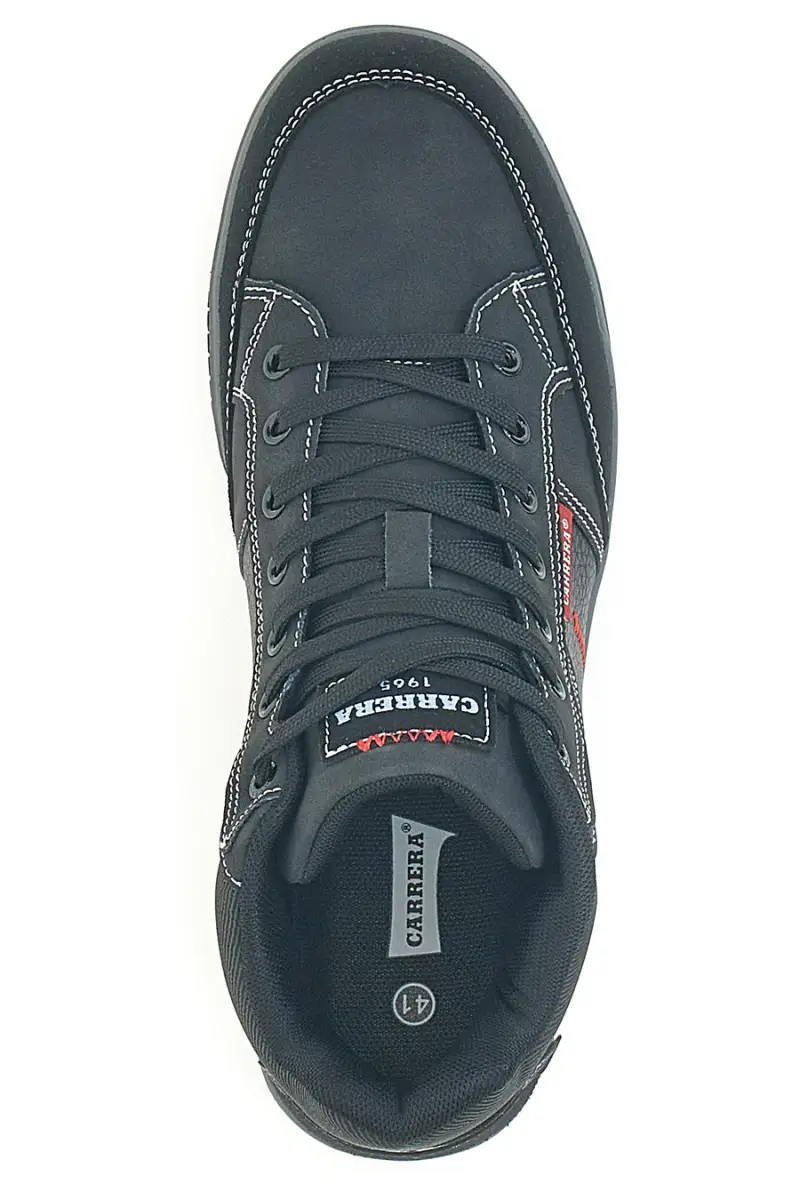 Sneakers mid nere con dettagli a contrasto Carrera CAM233032020 [NERO] miniatura 3