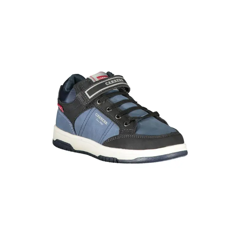 Sneakers Uomo Blu con Lacci, Strap e Dettagli a Contrasto / Blu miniatura 2
