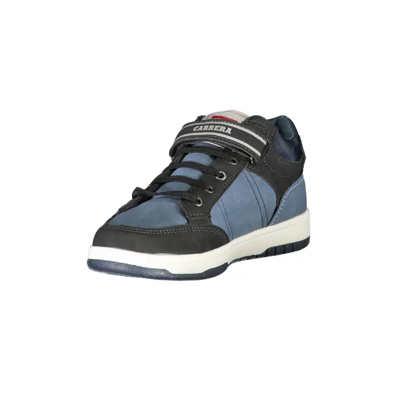 Sneakers Uomo Blu con Lacci, Strap e Dettagli a Contrasto / Blu miniatura 3
