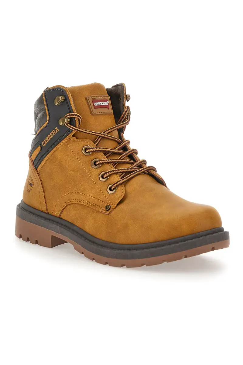 Stivaletti cuoio con collo imbottito Carrera CAM759056068 [CAFFE ] miniatura 2