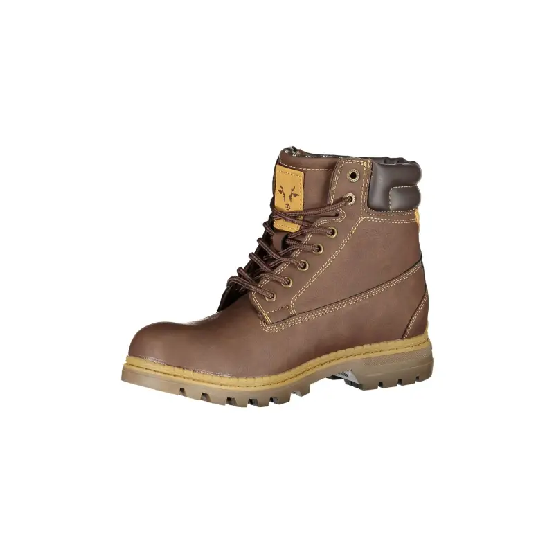 Stivaletti Donna Marroni con Lacci e Dettagli a Contrasto / Marrone miniatura 3