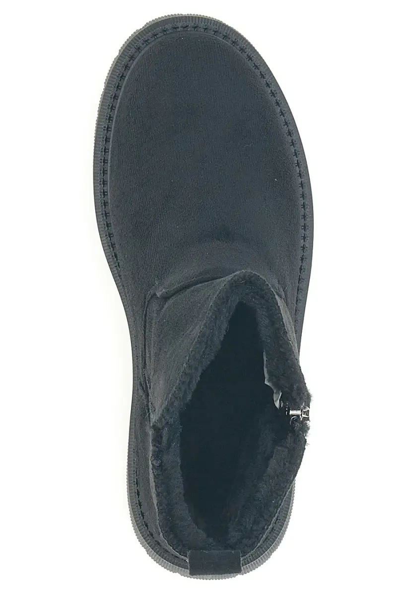 Stivaletti neri con zip laterale e interno con pelo Carrera CAW759102020 [NERO] miniatura 3