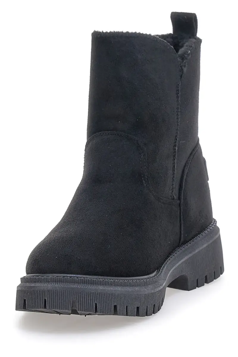 Stivaletti neri con zip laterale e interno con pelo Carrera CAW759102020 [NERO] miniatura 4