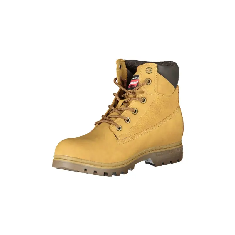 Stivaletti Uomo Gialli con Lacci e Dettagli a Contrasto / Giallo miniatura 3