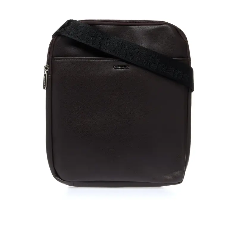 Tracolla marrone uomo