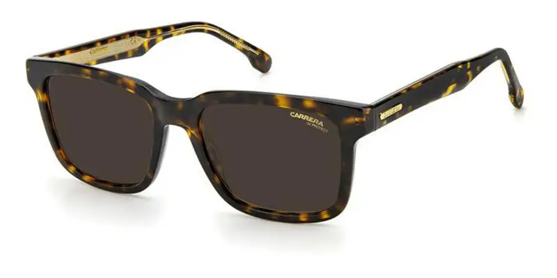Carrera Unisex CARRERA 251/S 086 Occhiali da sole Acetato Havana Marrone Geometrica