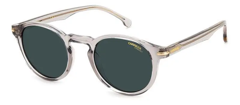 Carrera Unisex CARRERA 301/S KB7/KU Occhiali da sole Acetato Grigio Blu Rotonda