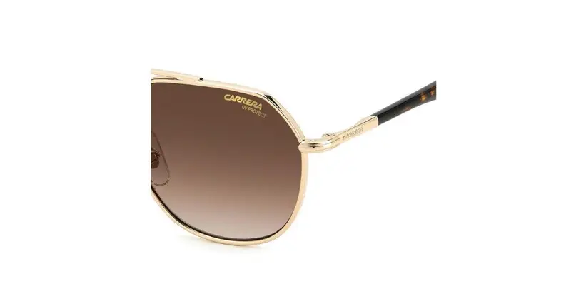 Carrera Unisex CARRERA 303/S 06J/HA Occhiali da sole Metallo Oro Marrone Geometrica Normale Sfumato miniatura 3