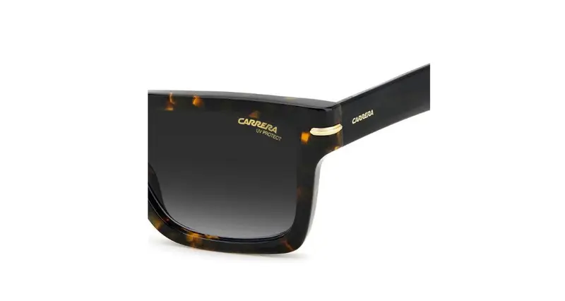 Carrera Unisex CARRERA 305/S 086/9O Occhiali da sole Acetato Havana Grigio Squadrata Sfumato miniatura 3