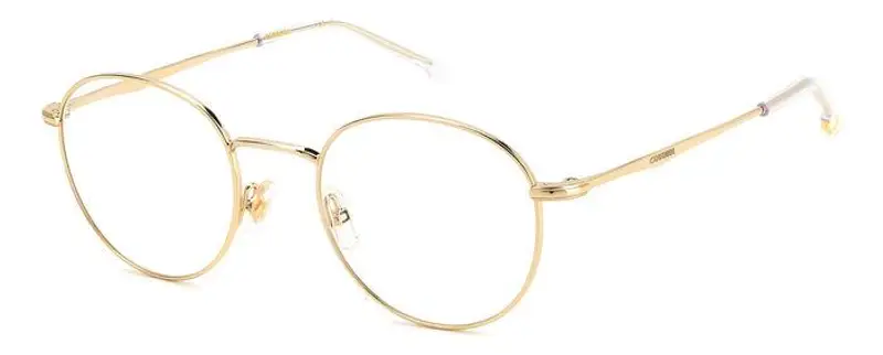 Carrera Unisex CARRERA 307 LOJ Montature da vista Acciaio Oro cristallo  Rotonda