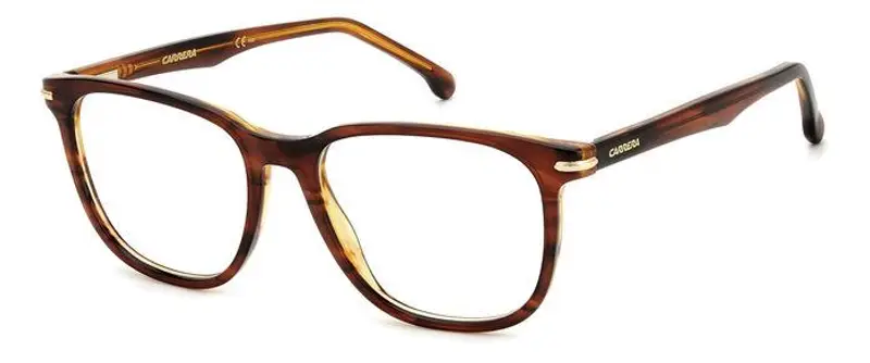 Carrera Unisex CARRERA 308 EX4 Montature da vista Acetato Marrone  Squadrata