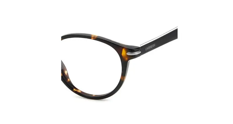 Carrera Unisex CARRERA 310 086 Montature da vista Acetato Havana Rotonda miniatura 3