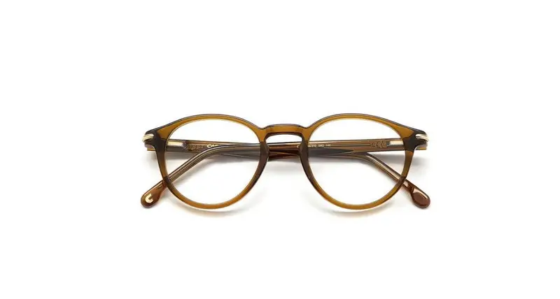Carrera Unisex CARRERA 310 09Q Montature da vista Acetato Marrone Rotonda miniatura 2