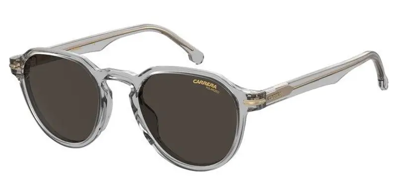Carrera Unisex CARRERA 314/S KB7/IR Occhiali da sole Acetato Grigio Grigio Rotonda Normale