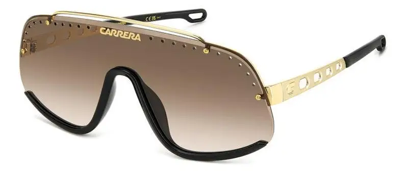 Carrera Unisex FLAGLAB 16 FG4/86 Occhiali da sole Metallo Marrone Marrone Maschera  Sfumato