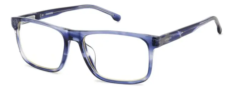 Carrera Uomo C FLEX 04/G 38I Montature da vista Acetato Blu  Squadrata