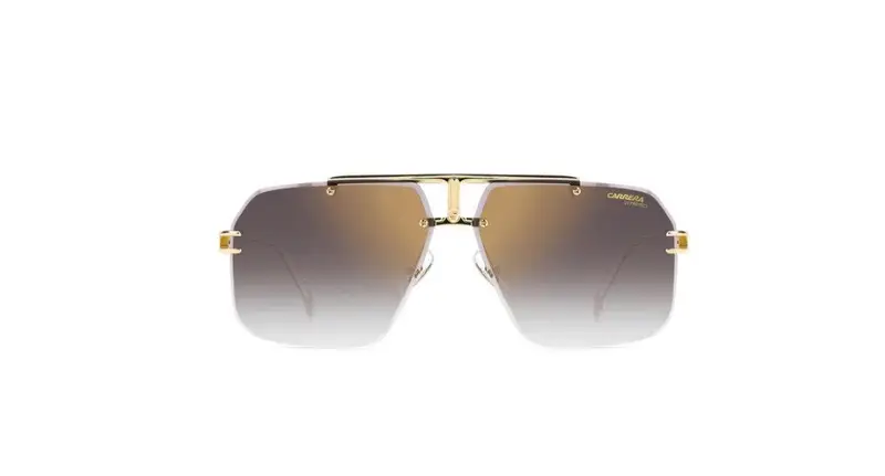 Carrera Occhiali da sole Uomo Oro 849362 miniatura 2