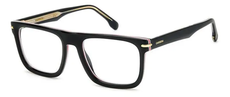 Carrera Uomo CARRERA 312 M4P Montature da vista Acetato Nero strisciato  Pilot