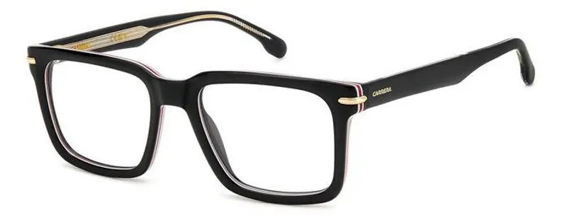 Carrera Uomo CARRERA 321 M4P Montature da vista Plastica Nero strisciato  Squadrata