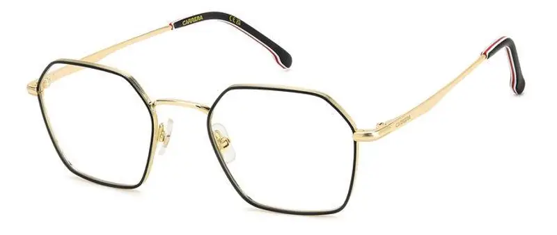 Carrera Uomo CARRERA 335 2M2 Montature da vista Acciaio Nero/Oro  Geometrica