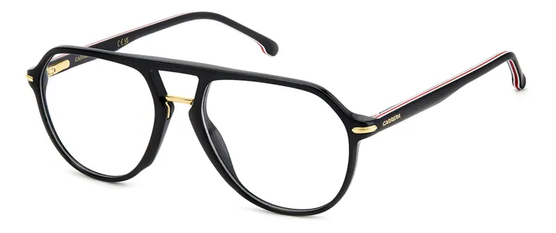 Carrera Uomo CARRERA 345 2M2 Montature da vista Acetato Nero  Pilot Normale