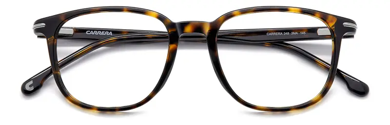 Carrera Uomo CARRERA 348 3MA Montature da vista Acetato Havana Squadrata Normale miniatura 2