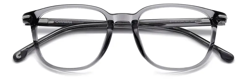 Carrera Uomo CARRERA 348 KB7 Montature da vista Acetato Grigio Squadrata Normale miniatura 2