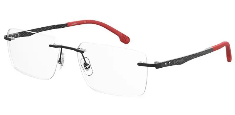 Carrera Uomo CARRERA 8853 003 Montature da vista Acciaio Nero-opaco  Squadrata