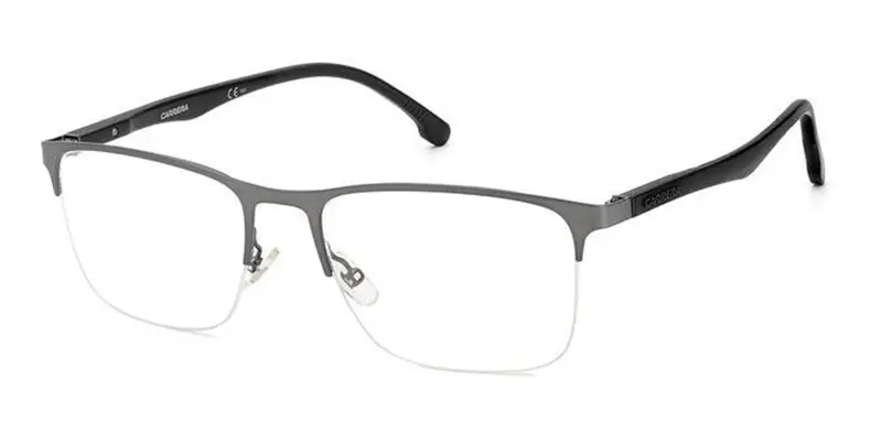Carrera Uomo CARRERA 8861 R80 Montature da vista Acciaio Rutenio scuro opaco  Geometrica