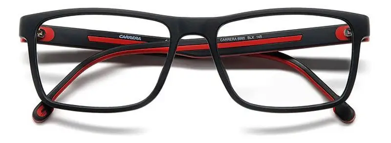 Carrera Uomo CARRERA 8885 BLX Montature da vista Plastica Nero-opaco Squadrata miniatura 2