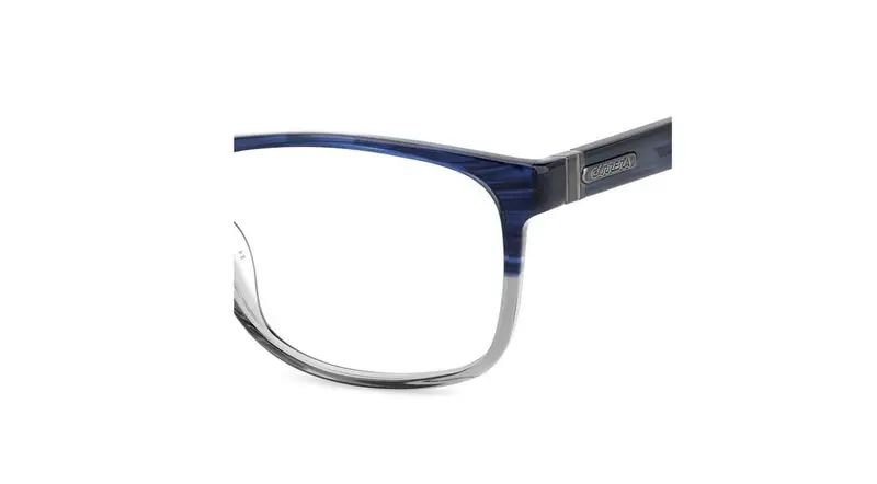 Carrera Uomo CARRERA 8889 HVE Montature da vista Acetato Blu/Grigio Squadrata miniatura 3