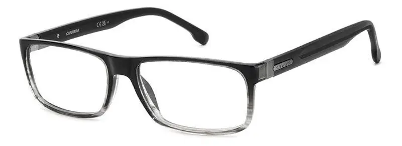 Carrera Uomo CARRERA 8890 08A Montature da vista Plastica Nero/Grigio  Squadrata