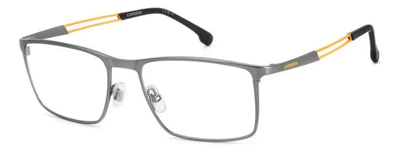 Carrera Uomo CARRERA 8898 7ZL Montature da vista Metallo Opaco grigio / Arancione  Squadrata