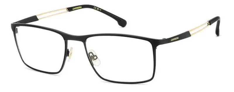 Carrera Uomo CARRERA 8898 I46 Montature da vista Metallo Nero opaco/ Oro  Squadrata