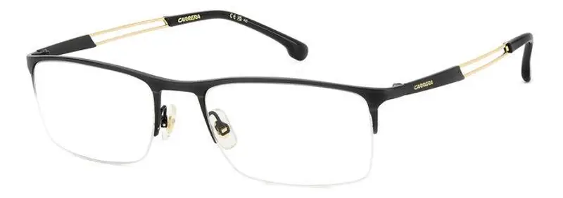 Carrera Uomo CARRERA 8899 I46 Montature da vista Metallo Nero opaco/ Oro  Squadrata