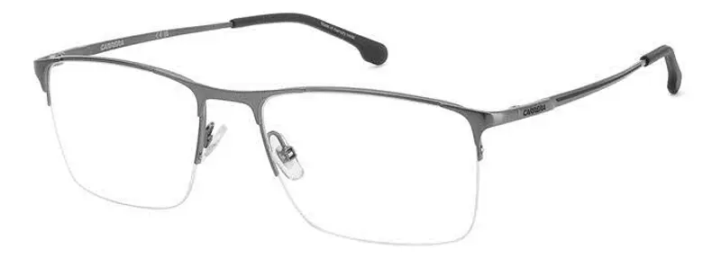 Carrera Uomo CARRERA 8906 R80 Montature da vista Acciaio Canna di Fucile opaco  Squadrata