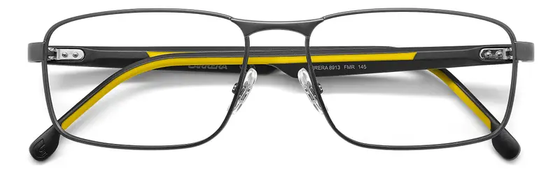 Carrera Uomo CARRERA 8913 FMR Montature da vista Carbonio Grigio Squadrata miniatura 2