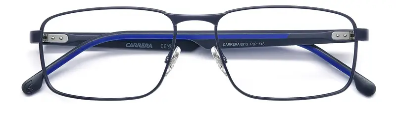 Carrera Uomo CARRERA 8913 PJP Montature da vista Carbonio Blu Squadrata miniatura 2
