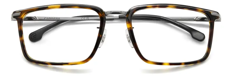 Uomo Carrera CARRERA 8935 086 Montature da vista Acetato Havana Squadrata Normale miniatura 3